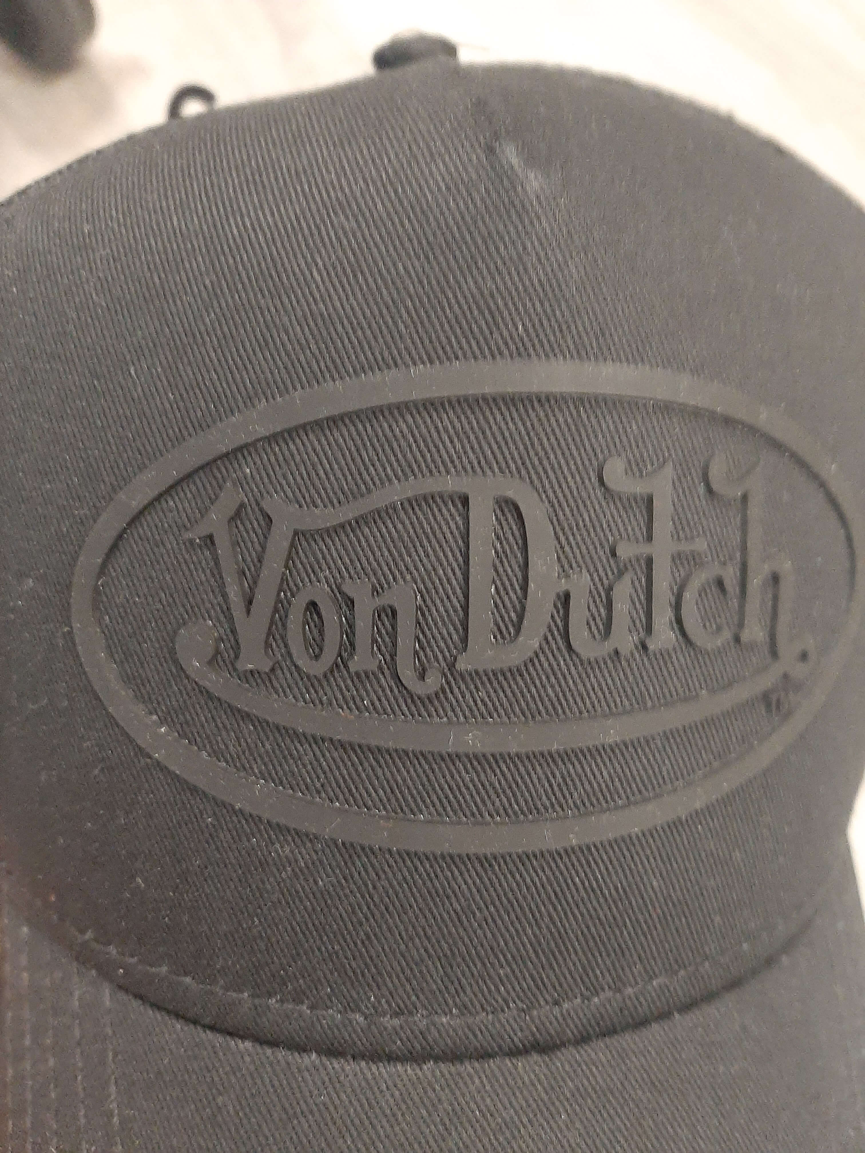 Extra Thicker Embossed HD Silicone with special Connected Font on 5 panel cap Co Von-Dutch